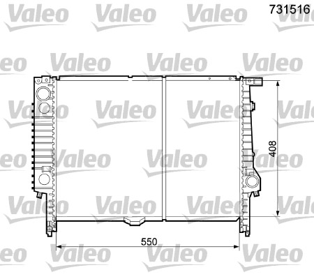 Radiateur Valeo 731516