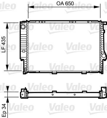 Radiateur Valeo 731523