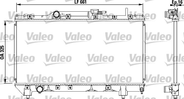 Radiateur Valeo 731565