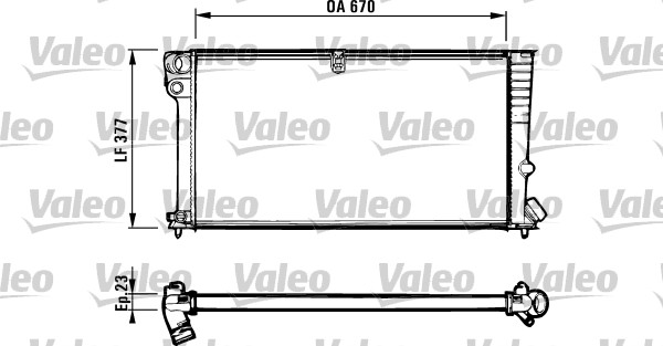 Radiateur Valeo 731570