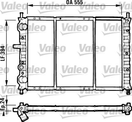 Radiateur Valeo 731581