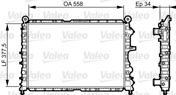 Radiateur Valeo 731592