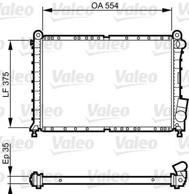 Radiateur Valeo 731593