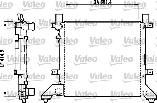 Radiateur Valeo 731605