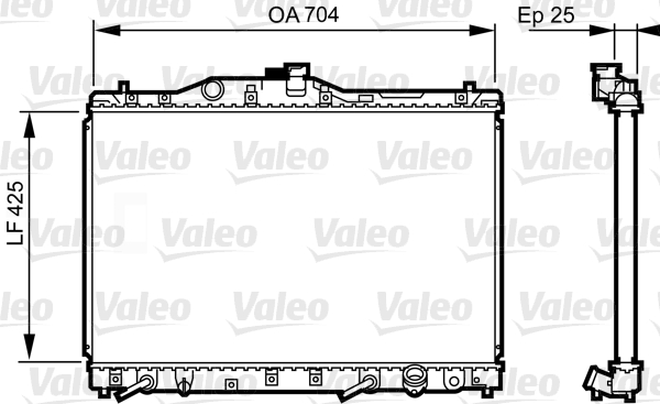 Radiateur Valeo 731629