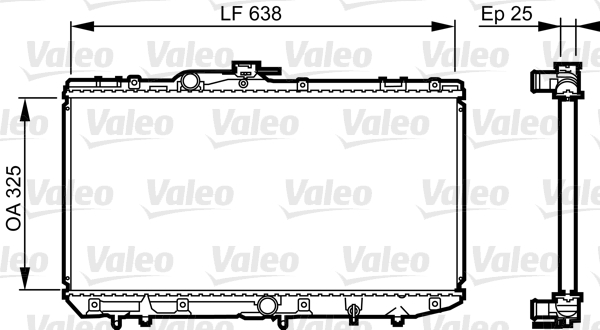 Radiateur Valeo 731688