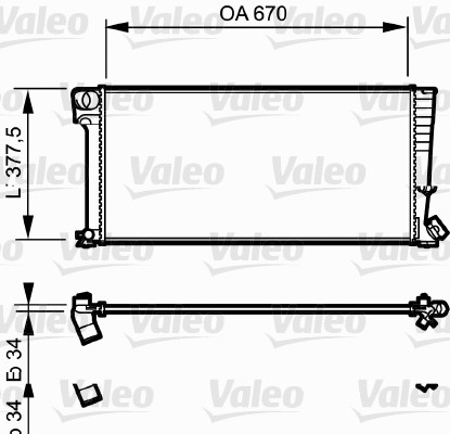 Radiateur Valeo 731743