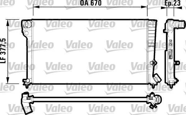 Radiateur Valeo 731744