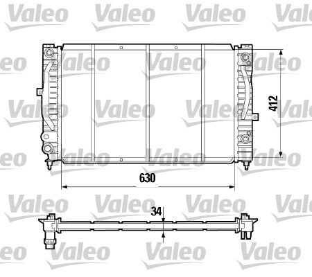 Radiateur Valeo 731755