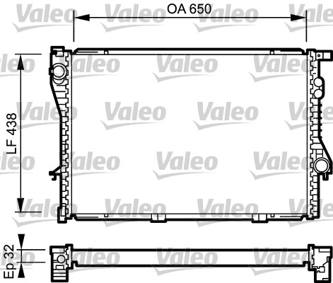 Radiateur Valeo 731766