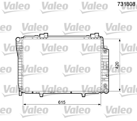 Radiateur Valeo 731808