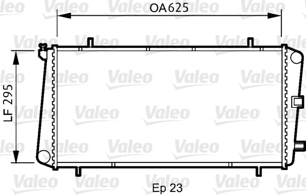 Radiateur Valeo 731811