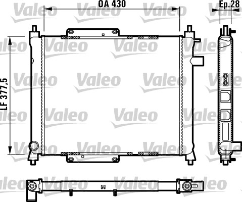 Radiateur Valeo 731815