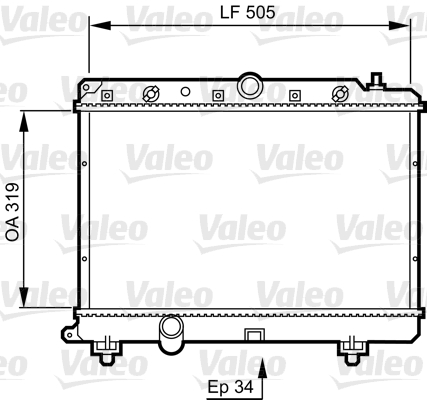 Radiateur Valeo 731817