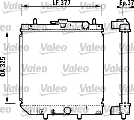 Radiateur Valeo 731857