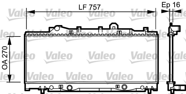 Radiateur Valeo 731976