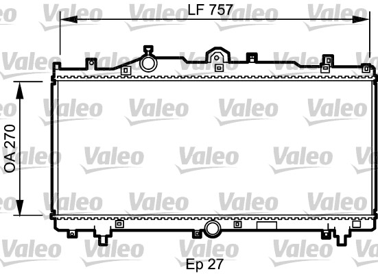 Radiateur Valeo 731979