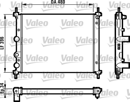 Radiateur Valeo 731981