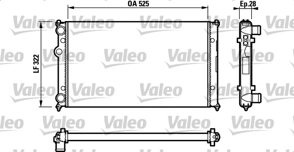 Radiateur Valeo 732317