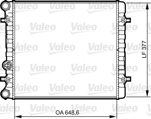 Radiateur Valeo 732396