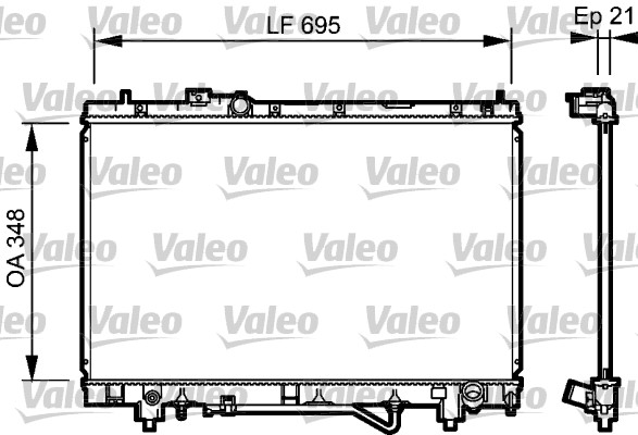 Radiateur Valeo 732420