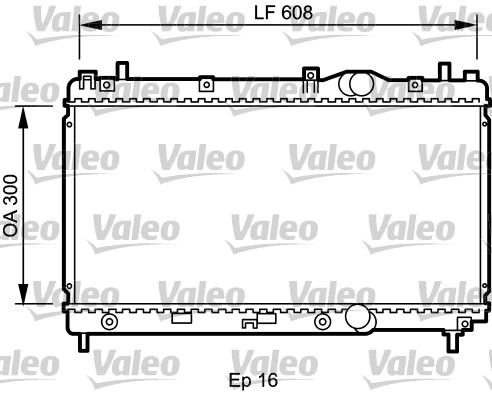 Radiateur Valeo 732426