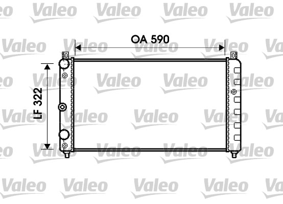 Radiateur Valeo 732479