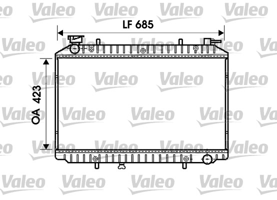 Radiateur Valeo 732484