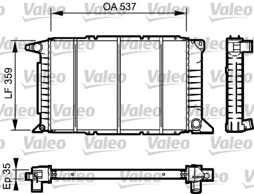 Radiateur Valeo 732497