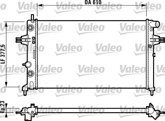 Radiateur Valeo 732549