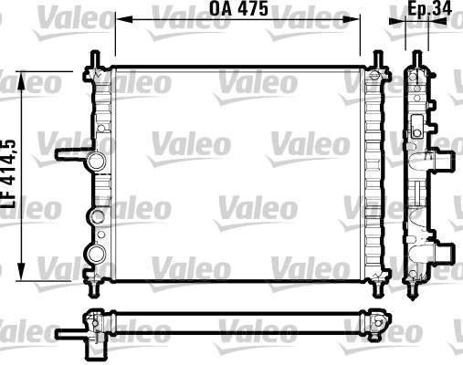 Radiateur Valeo 732557