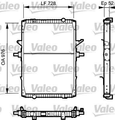 Radiateur Valeo 732572