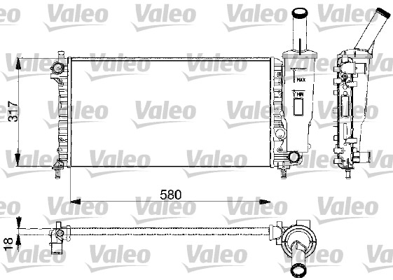 Radiateur Valeo 732578