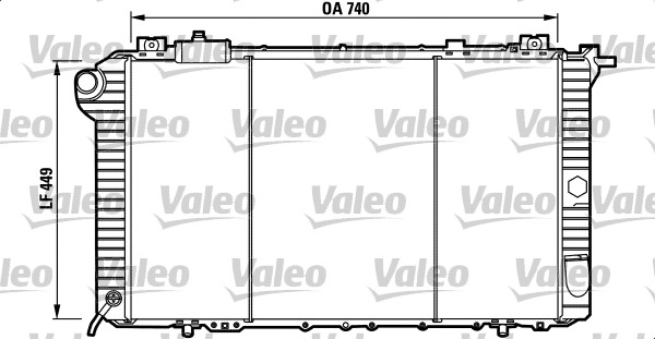 Radiateur Valeo 732589