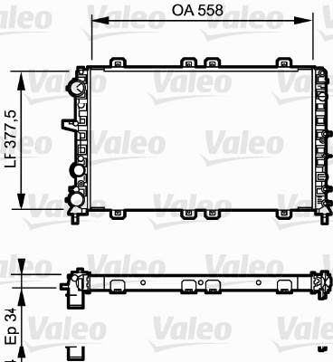 Radiateur Valeo 732685