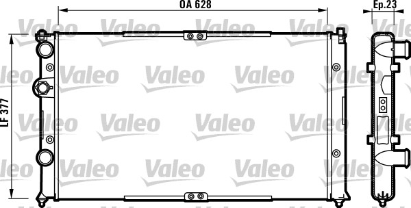 Radiateur Valeo 732710