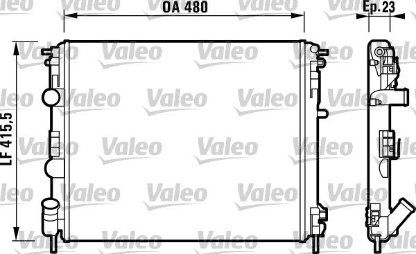 Radiateur Valeo 732721