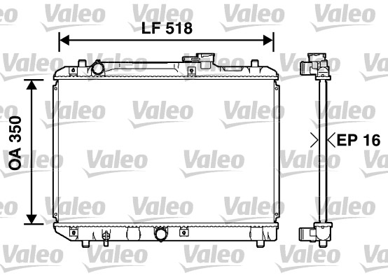 Radiateur Valeo 732750