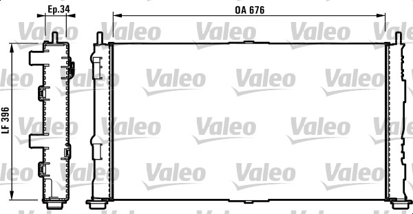 Radiateur Valeo 732755