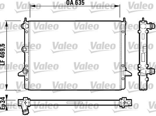 Radiateur Valeo 732786