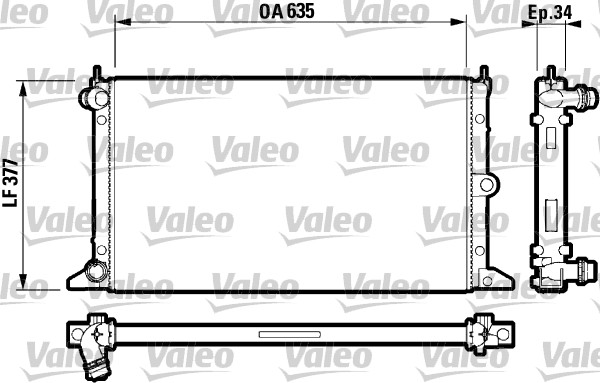 Radiateur Valeo 732790