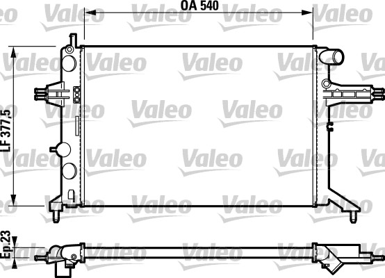 Radiateur Valeo 732795