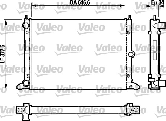 Radiateur Valeo 732797