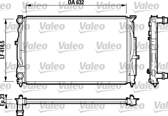 Radiateur Valeo 732811