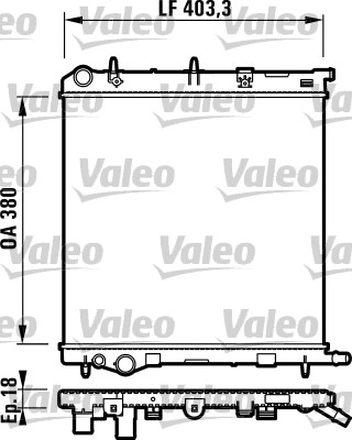 Radiateur Valeo 732831