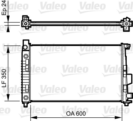 Radiateur Valeo 732897