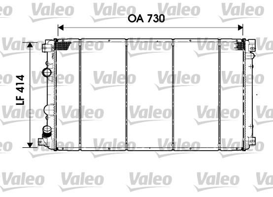 Radiateur Valeo 732919