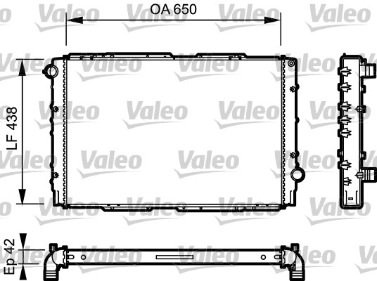 Radiateur Valeo 732939