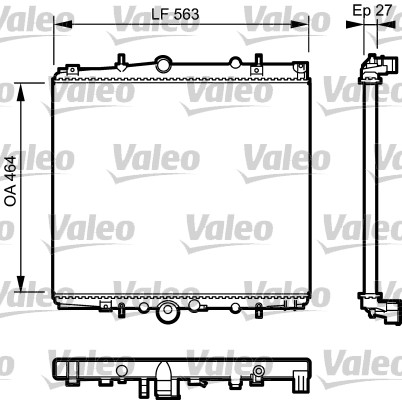 Radiateur Valeo 732945