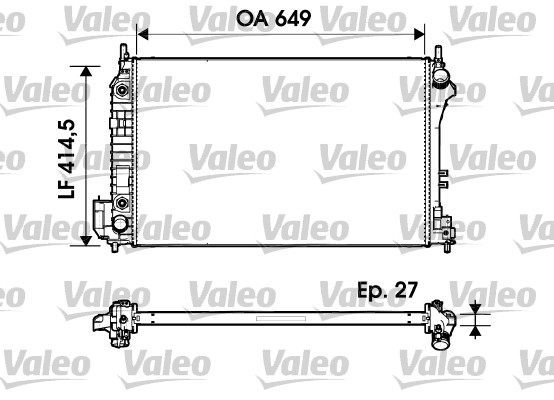 Radiateur Valeo 732947